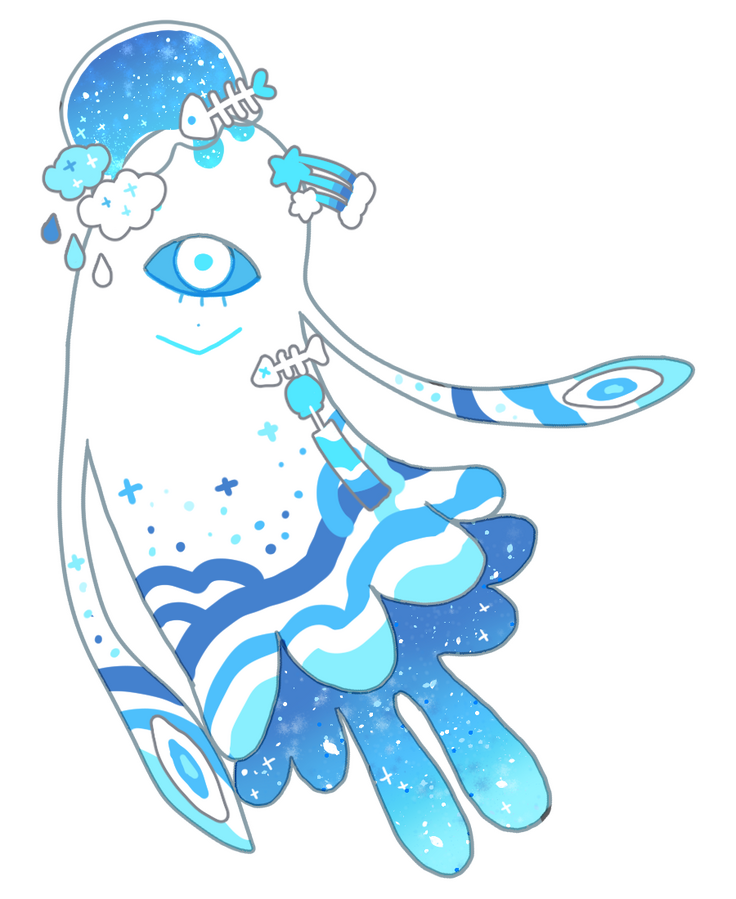 고스트 스퀴드9/밀크+밤하늘 바다맛